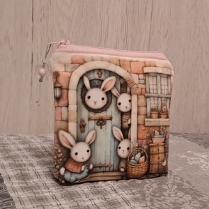 Nyuszik :) neszesszer/sminktáska/betéttartó, Táska & Tok, Neszesszer, Varrás, MESKA