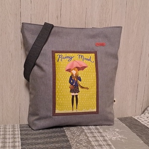 Esős hangulatban :) szatyor, ökotáska, válltáska - Meska.hu