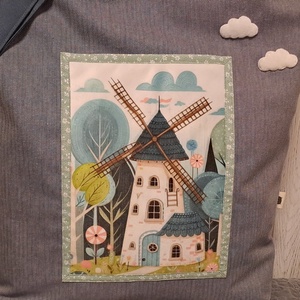 Malom :) szatyor, ökotáska, válltáska - táska & tok - bevásárlás & shopper táska - shopper, textiltáska, szatyor - Meska.hu