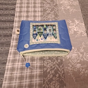 Zöld és kék  :) neszesszer/sminktáska/irattartó - táska & tok - neszesszer - Meska.hu