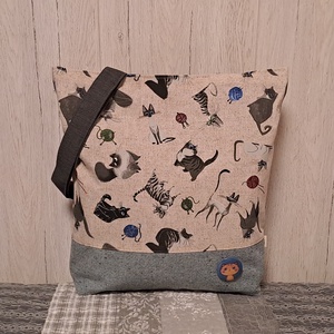 Macskafélék :) szatyor, ökotáska, válltáska - Meska.hu