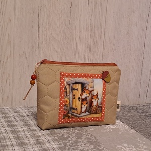 Mókusok :) neszesszer/sminktáska/irattartó - Meska.hu