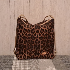 Párducminta :) variálható válltáska/hátizsák/crossbody táska, Táska & Tok, Variálható táska, Varrás, MESKA