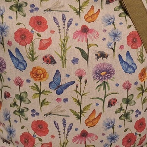 Virágos hangulat :) kifordítom-befordítom szatyor, ökotáska, válltáska - táska & tok - bevásárlás & shopper táska - shopper, textiltáska, szatyor - Meska.hu