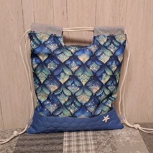 Sellő hatás :) - hátiszatyor, tornazsák, gymbag - táska & tok - hátizsák - tornazsák, gymbag - Meska.hu