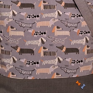 Virslikutyák 2.0 :) szatyor, ökotáska, válltáska - táska & tok - bevásárlás & shopper táska - shopper, textiltáska, szatyor - Meska.hu