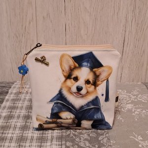 Ballagás corgi módra :) neszesszer/sminktáska/betéttartó - Meska.hu