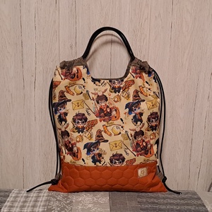 Harry Potter :) - hátiszatyor, tornazsák, gymbag, Táska & Tok, Hátizsák, Tornazsák, Gymbag, Varrás, Ez az egyedi, nagyméretű (44X36 cm) hátitatyi igazi téli hangulatba hoz :) Különleges kialakítása m..., MESKA