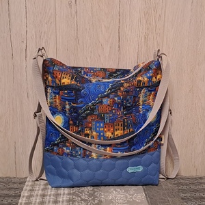 Alkony a vizen 2.0 :) variálható válltáska/hátizsák/crossbody táska - Meska.hu