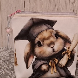 Ballagás nyuszi módra :) neszesszer/sminktáska/betéttartó - táska & tok - neszesszer - Meska.hu