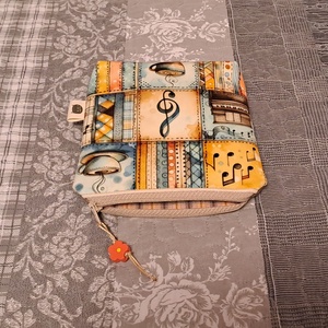 Zene és kávé :) neszesszer/sminktáska/betéttartó - táska & tok - neszesszer - Meska.hu