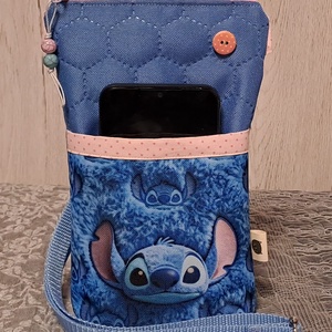 Stitch :) vizhatlan kistáska/mobiltartó/övtáska - táska & tok - kézitáska & válltáska - vállon átvethető táska - Meska.hu