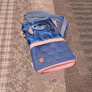 Stitch :) vizhatlan kistáska/mobiltartó/övtáska - táska & tok - kézitáska & válltáska - vállon átvethető táska - Meska.hu