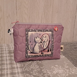 Tükröm, tükröm... :) neszesszer/sminktáska/irattartó - Meska.hu