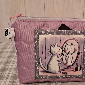 Tükröm, tükröm... :) neszesszer/sminktáska/irattartó - táska & tok - neszesszer - Meska.hu