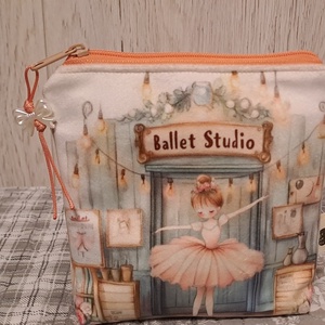 Ballet stúdió :) neszesszer/sminktáska/betéttartó - táska & tok - neszesszer - Meska.hu
