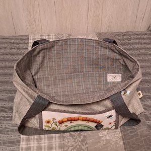 Kiváncsi cicusok :) szatyor, ökotáska, válltáska - táska & tok - bevásárlás & shopper táska - shopper, textiltáska, szatyor - Meska.hu