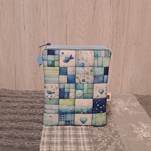 Patchwork hatás :) e-book/notesz tok, Táska & Tok, Ebook & Tablet tok, Varrás, MESKA