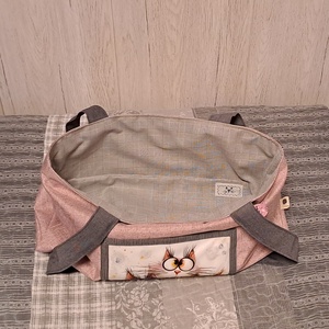 Három a macska :) szatyor, ökotáska, válltáska - táska & tok - bevásárlás & shopper táska - shopper, textiltáska, szatyor - Meska.hu