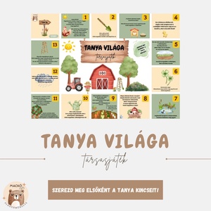 Tanya Világa társasjáték , Játék & Sport, Készségfejlesztő és Logikai játék, Oktató játékok, Fotó, grafika, rajz, illusztráció, MESKA