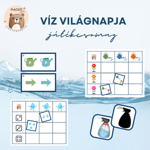 Víz világnapja játékcsomag - játék & sport - készségfejlesztő és logikai játék - oktató játékok - Meska.hu