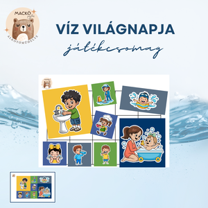 Víz világnapja játékcsomag - játék & sport - készségfejlesztő és logikai játék - oktató játékok - Meska.hu