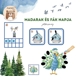 Madarak és fák napja játékcsomag, Játék & Sport, Készségfejlesztő és Logikai játék, Oktató játékok, Fotó, grafika, rajz, illusztráció, A Madarak és fák napjára készített játékcsomagban 12 féle játékkal találkozhattok:
- Madárszámláló,..., MESKA