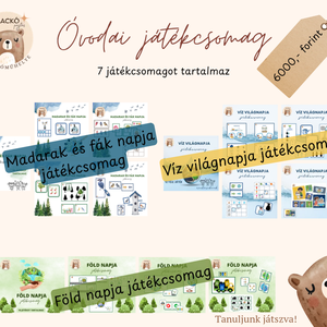 Óvodai játékcsomag, Játék & Sport, Készségfejlesztő és Logikai játék, Oktató játékok, Fotó, grafika, rajz, illusztráció, MESKA