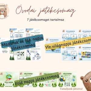 Óvodai játékcsomag, Játék & Sport, Készségfejlesztő és Logikai játék, Oktató játékok, Fotó, grafika, rajz, illusztráció, MESKA
