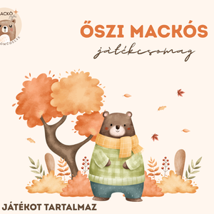 Őszi mackós játékcsomag, Játék & Sport, Készségfejlesztő és Logikai játék, Oktató játékok, Fotó, grafika, rajz, illusztráció, MESKA