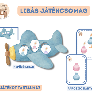 Libás játékcsomag - játék & sport - készségfejlesztő és logikai játék - oktató játékok - Meska.hu