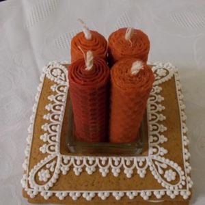 írókás mini adventi koszorú -  - Meska.hu