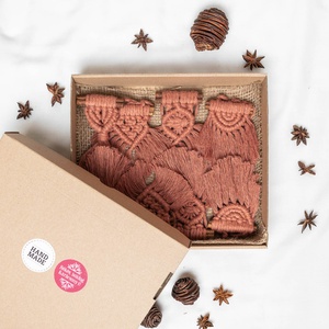 Terracotta 8 darabos karácsonyfadísz szett - karácsony - karácsonyi lakásdekoráció - karácsonyfadíszek - Meska.hu