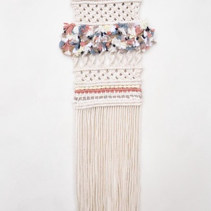 Macraweave minimal boho falidísz - otthon & életmód - dekoráció - fali és függő dekoráció - függődísz - Meska.hu