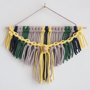 Rio de Yarneilo Mini makrame falidísz, Otthon & Életmód, Dekoráció, Fali és függő dekoráció, Falra akasztható dekor, Csomózás, MESKA