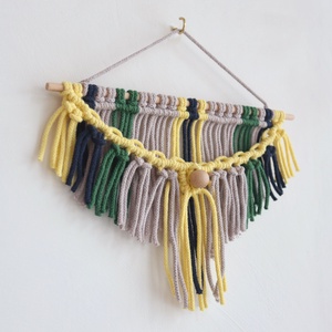 Rio de Yarneilo Mini makrame falidísz - otthon & életmód - dekoráció - fali és függő dekoráció - falra akasztható dekor - Meska.hu
