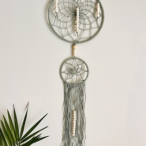 Álomfogó (pasztell zöld) - otthon & életmód - dekoráció - fali és függő dekoráció - álomfogó - Meska.hu