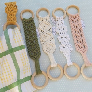 Makramé konyharuha tartó - otthon & életmód - konyhafelszerelés, tálalás - konyhai dekoráció - konyhai dísz - Meska.hu