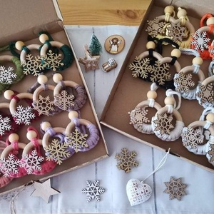 Karácsonyfa dísz , Karácsony, Karácsonyi lakásdekoráció, Karácsonyfadíszek, Csomózás, MESKA