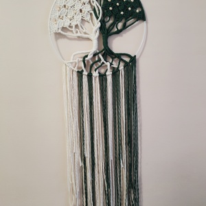 Makramé életfa - otthon & életmód - dekoráció - dísztárgy - Meska.hu