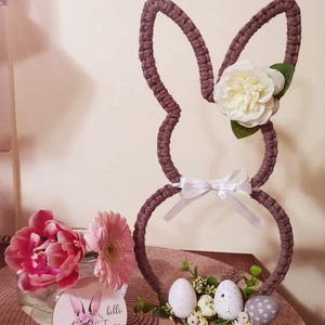 Húsvéti asztali dísz , Ünnepi díszek, dekorációk, Húsvéti díszek és dekorációk, Húsvéti asztaldíszek, Csomózás, MESKA