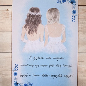 Tanú felkérő, Esküvő, Meghívó & Kártya, Tanú felkérő, Fotó, grafika, rajz, illusztráció, MESKA