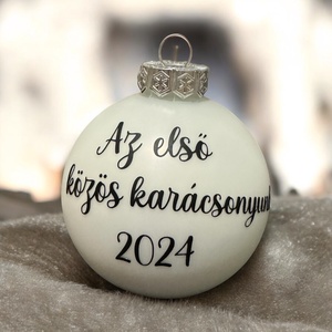 Névre szóló karácsonyfagömb, Karácsony, Karácsonyi lakásdekoráció, Karácsonyfadíszek, Mindenmás, MESKA
