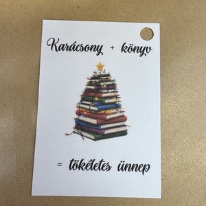 Ajándékkísérő kártya - karácsony - karácsonyi ajándékozás - karácsonyi képeslap, üdvözlőlap, ajándékkísérő - Meska.hu