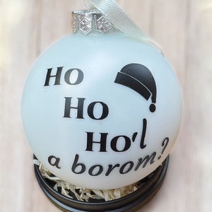 Hol a borom? Karácsonyfagömb, Karácsony, Karácsonyi lakásdekoráció, Karácsonyfadíszek, Fotó, grafika, rajz, illusztráció, MESKA