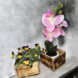 Virágkaspó, Otthon & Életmód, Virágdekoráció, Virágtartó, Kaspó, Famegmunkálás, MESKA