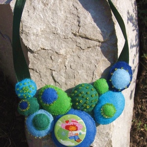 Lili és a szappanbuborékok - ékszer - nyaklánc - Meska.hu