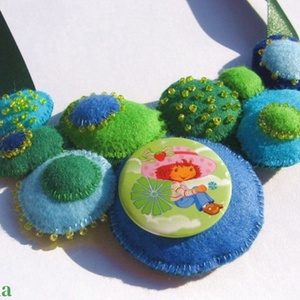 Lili és a szappanbuborékok - ékszer - nyaklánc - Meska.hu