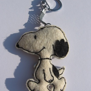 Snoopy kulcstartó - Mariann72 részére - Meska.hu