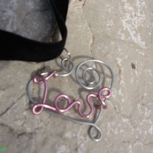 Love nyakpánt, nyaklánc - ékszer - nyaklánc - nyakpánt, gallér - Meska.hu